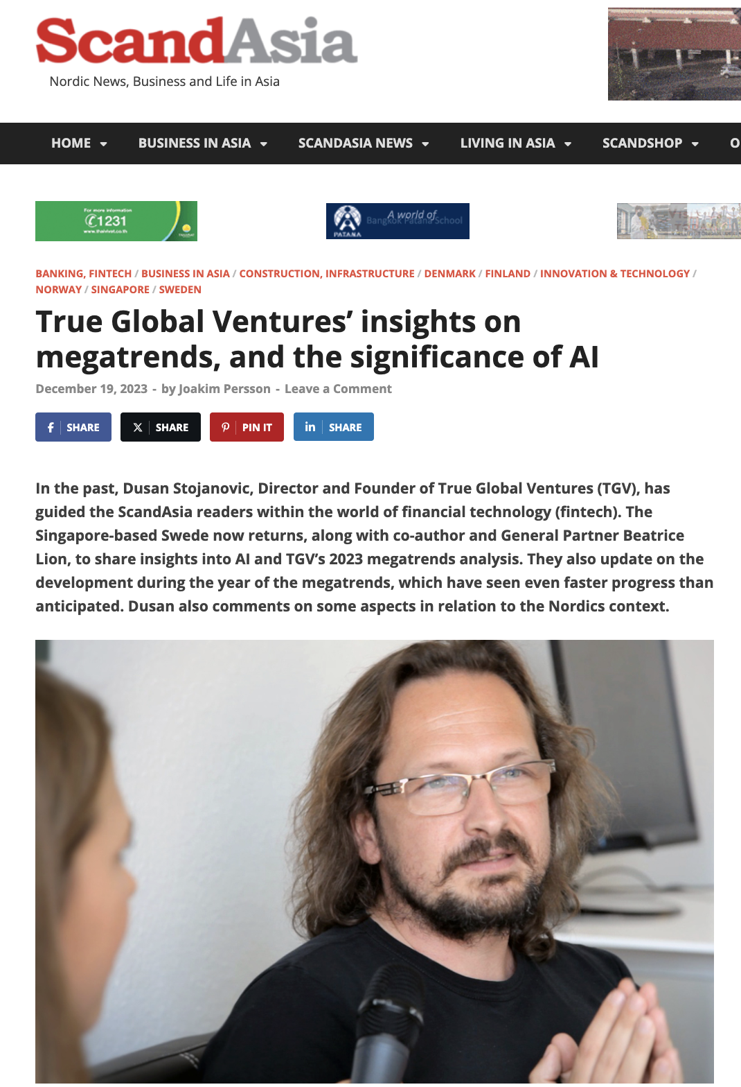 True Global Ventures' insights on megatrends, and the significance of AI