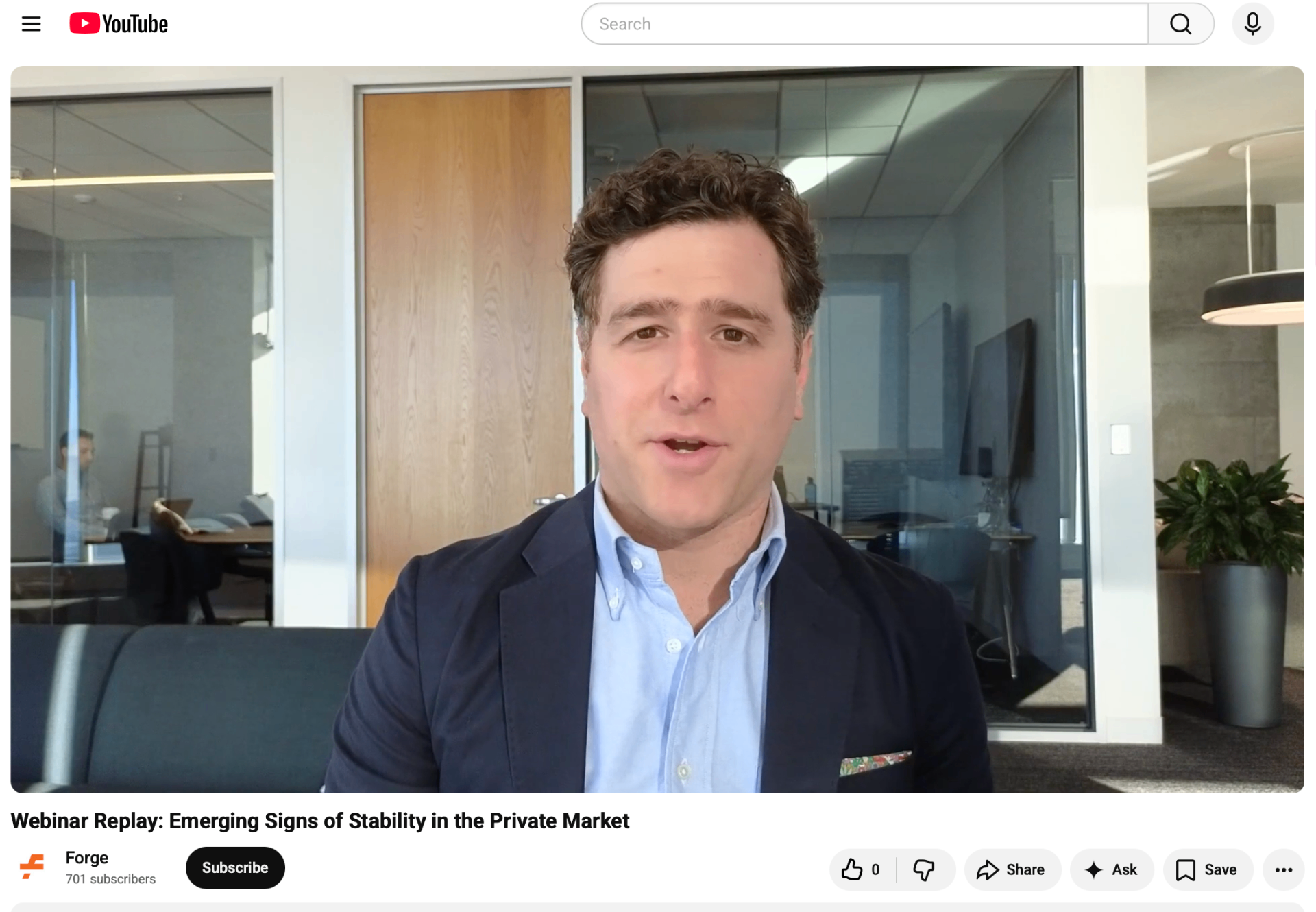 Emerging Signs of Stability in the Private Market
